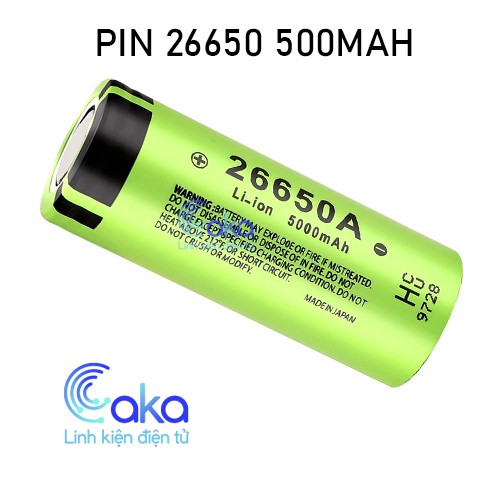 Cell Pin 26650 5000mAh