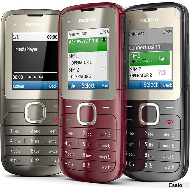 Điện thoại Nokia C2-00 Chính Hãng 2 SIM 2SÓNG - Pin Trâu - Full Phụ Kiện