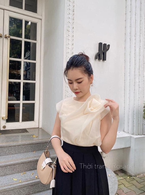 ảnh thật - Áo tơ 2 màu
