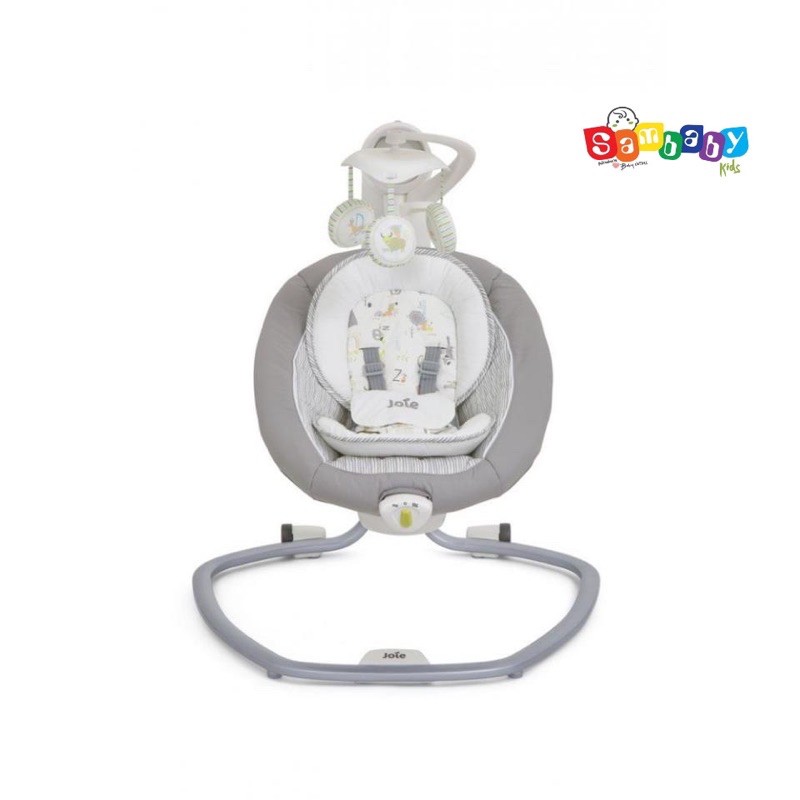 [Mã MKBC13 giảm 80k đơn 1 triệu] Nôi Đưa Trẻ Em Joie Sẻina Swivel Nature’s Alphabet