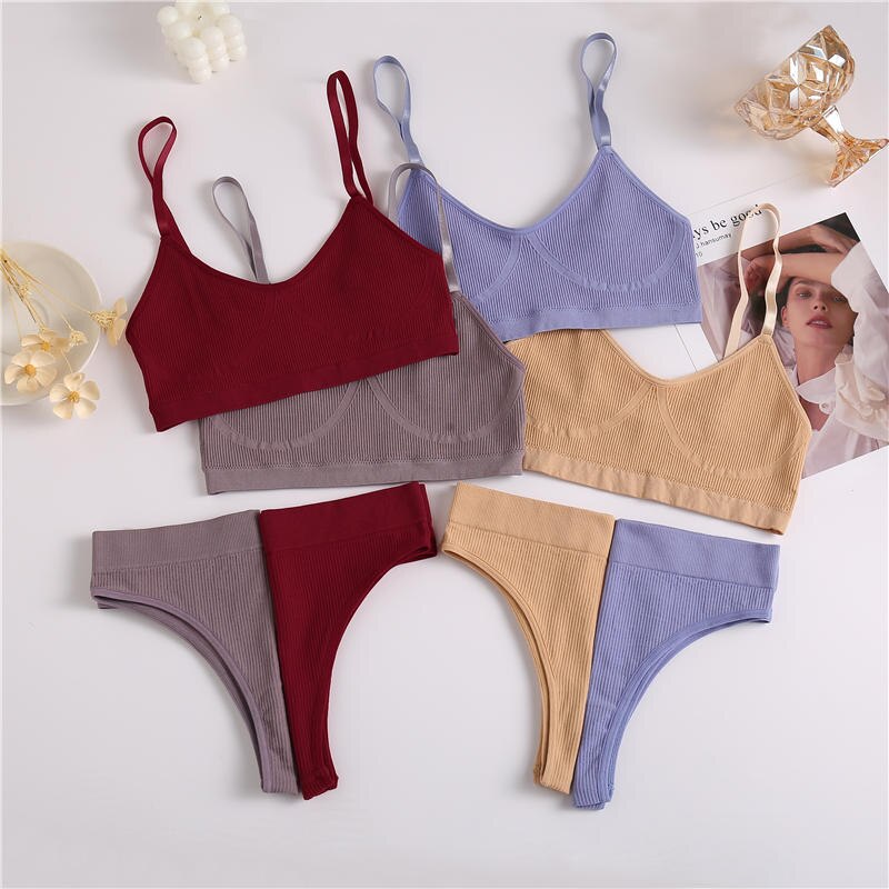 Cute Byte Set Áo Lót Không Đường May + Quần Lót Nữ Tính | BigBuy360 - bigbuy360.vn