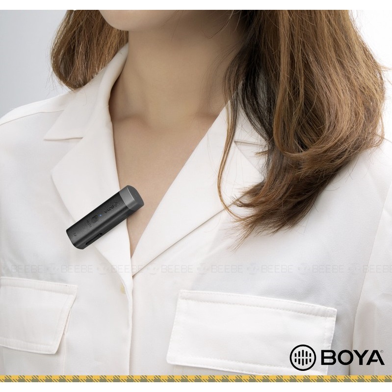 Boya BY-WM3D / BY-WM3U - Micro Không Dây True-Wireless Cho Các Thiết Bị IOS, Android Smartphone, Cameras (2.4 GHz)
