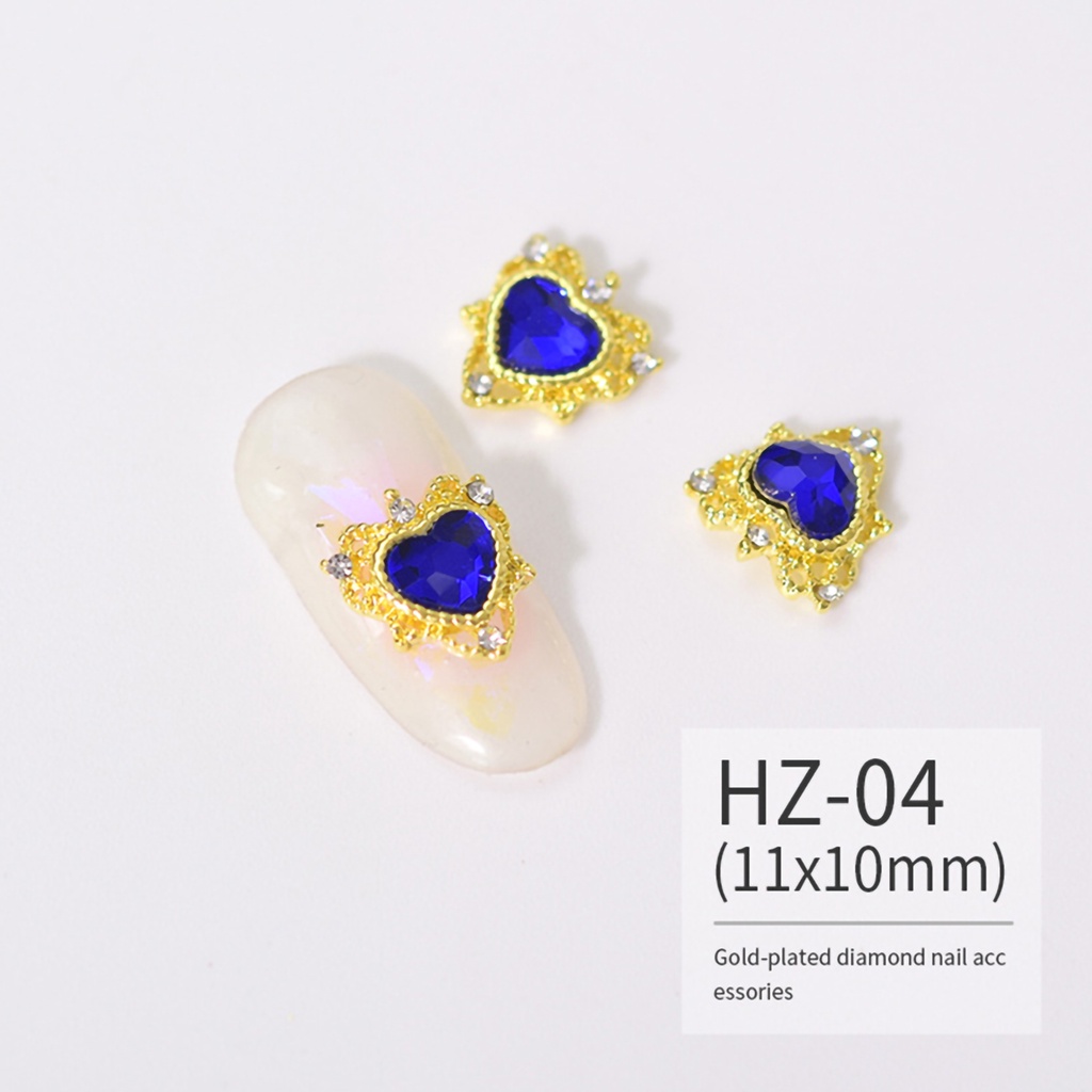 Bộ 10 Hạt Kim Tuyến Lấp Lánh Trang Trí Móng Tay Thời Trang