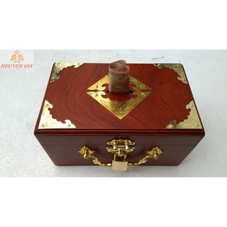 Hộp đựng tiền tiết kiệm thân trơn có khóa mẫu kim cương