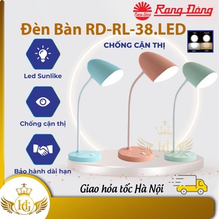 Đèn học để bàn chống cận rạng đông 6w led model: rd-rl-38, đèn học chip led samsung sunlike hàng chính hãng
