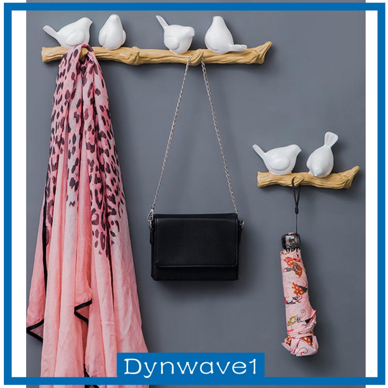 1 Móc Treo Đồ 2 Móc Gắn Tường Hình Chú Chim 3d Dễ Thương