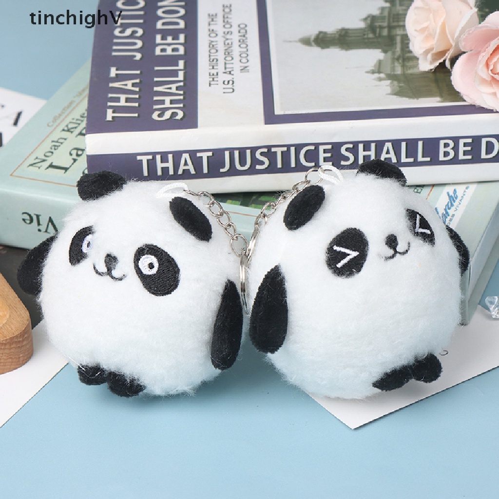 [TinchighV] Móc Khóa Gấu Trúc Nhồi Bông Dễ Thương Dành Cho Cặp Đôi / Túi Xách / Xe Hơi 2022