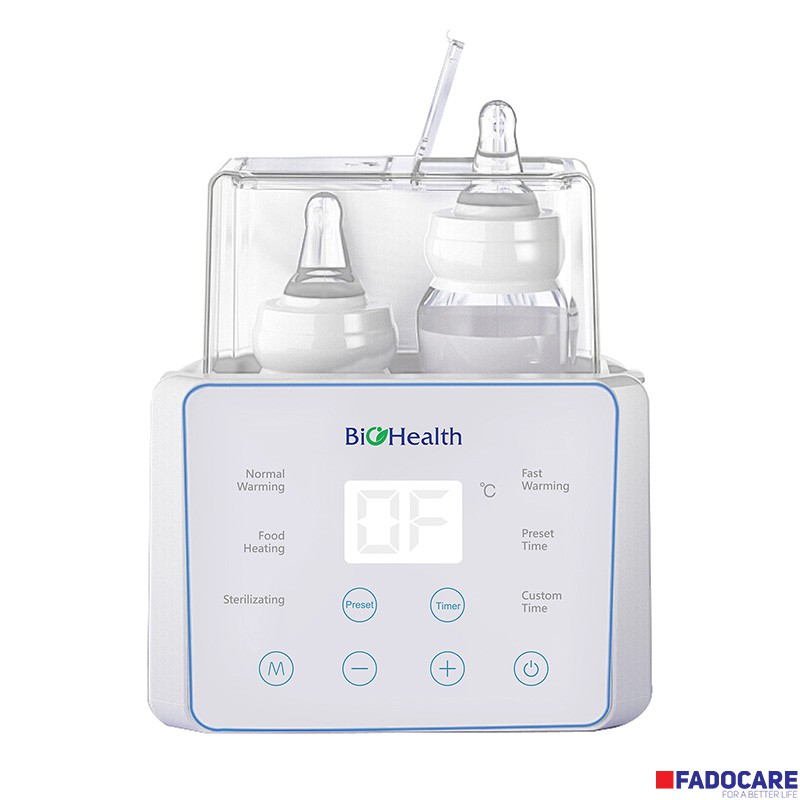 MÁY HÂM SỮA BÌNH ĐÔI cao cấp Biohealth BH9100 - Máy Hâm và tiệt trùng bình sữa - Chính hãng Úc - Bảo hành 1 năm