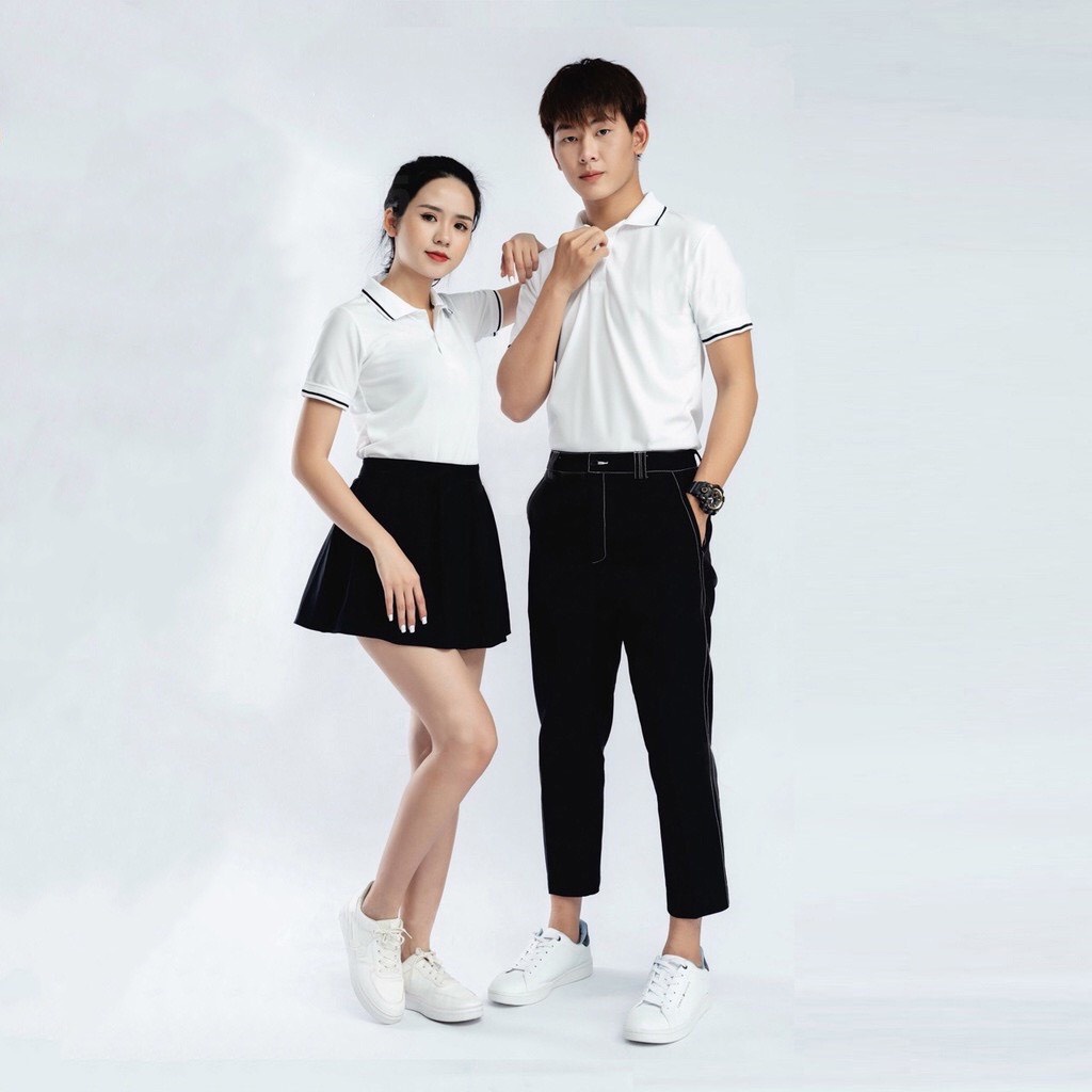 (Quà Tặng) Áo Thun Cá Sấu Thời Trang (Nam.Nữ) ,Áo Thun Trụ Mè Size ( S-2XL ) ,Áo Thun Đồng Phục Thoáng Mát (TM1)