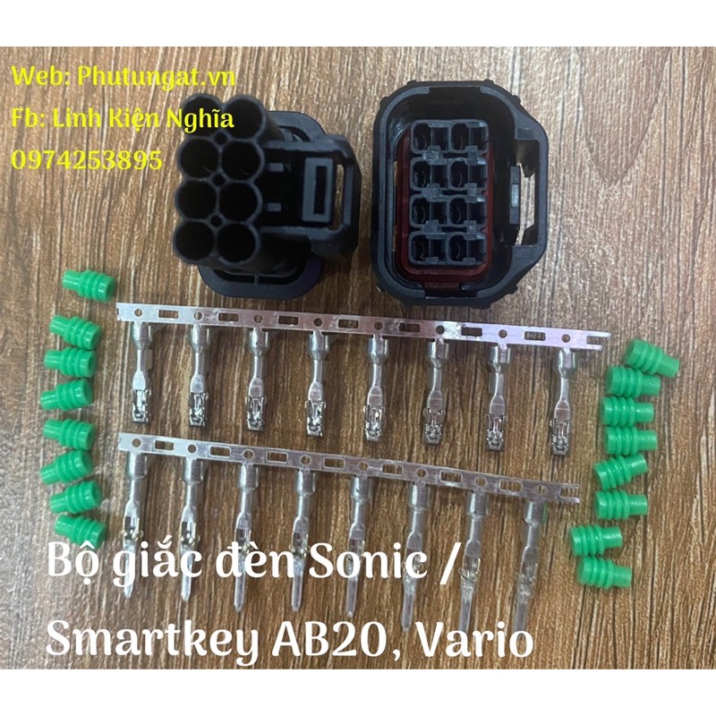 Bộ giắc đèn Sonic_ Giắc Smartkey AB20_Vario