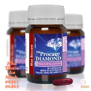 Pm procare diamond lọ 30 viên _vitamin tổng hợp giúp mẹ bầu có một thai kỳ khỏe mạnh!