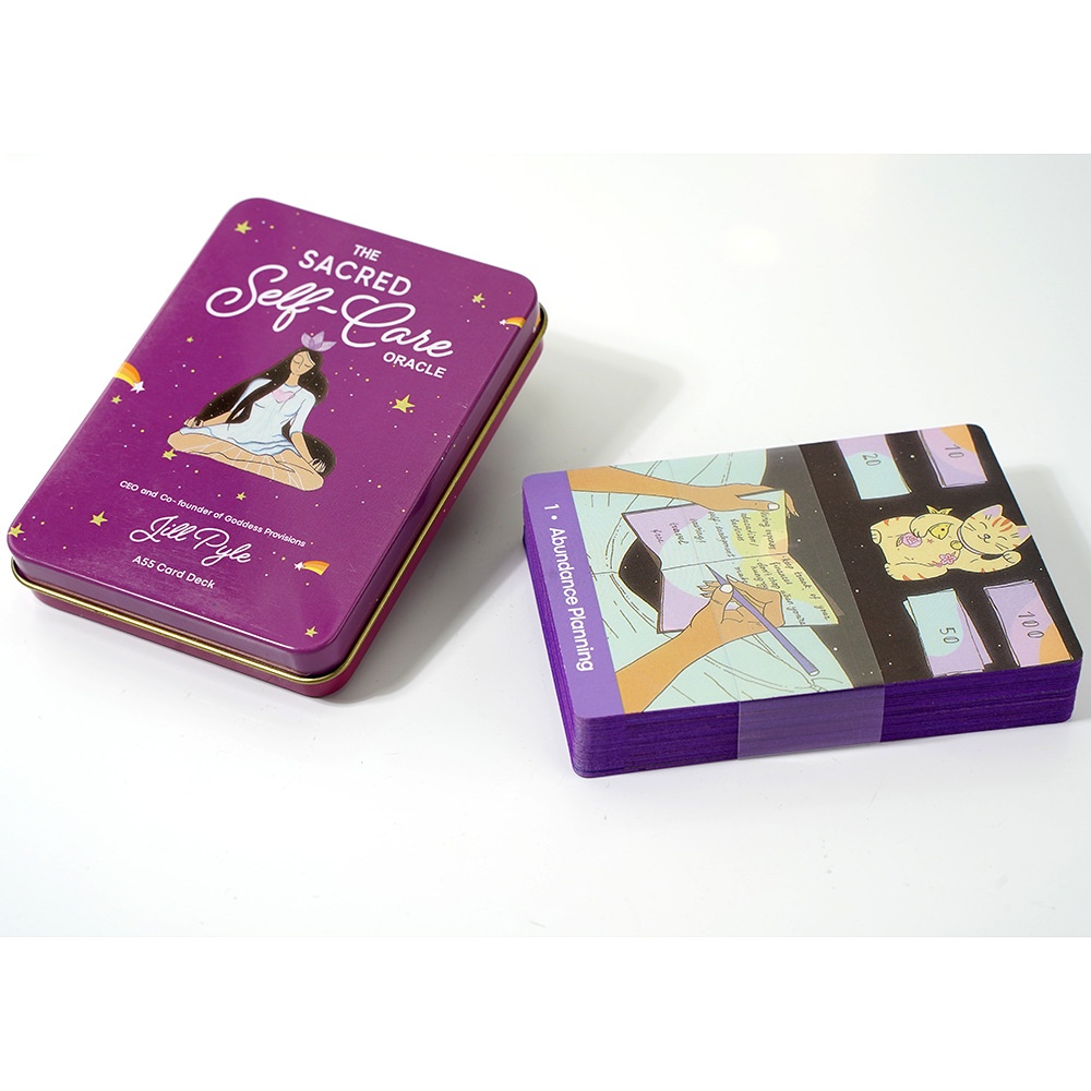 Bộ bài Sacred Self Care Oracle Hộp Sắt