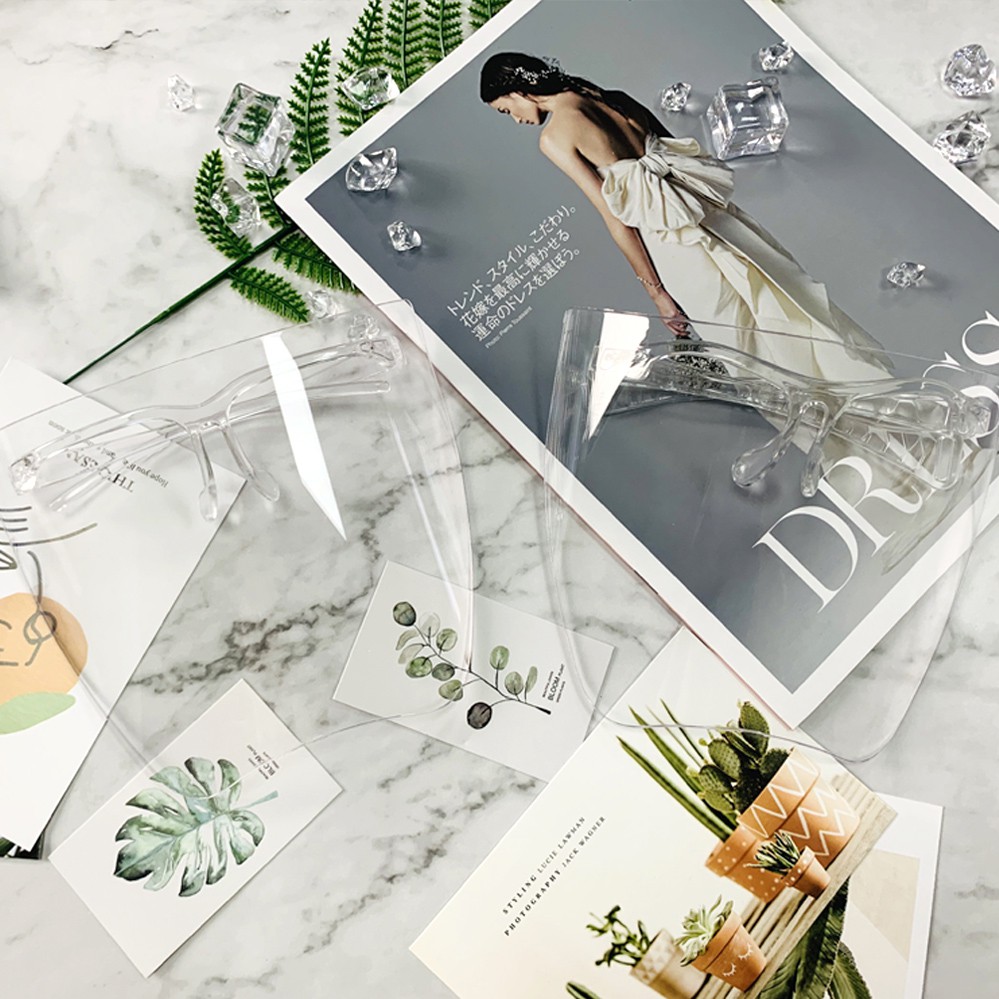 Kính bảo hộ phòng chống dịch Chống giọt bắn Chống bụi chống nắng đều ok hết Thời trang tiện lợi Mặt Nạ Bảo Vệ Chống Giọt Nước / Chống Tia UV / Chống Sốc Mắt kính bảo hộ FACE SHIELD bảo vệ khuôn mặt mẫu lớn ôm hết mặt. BEST