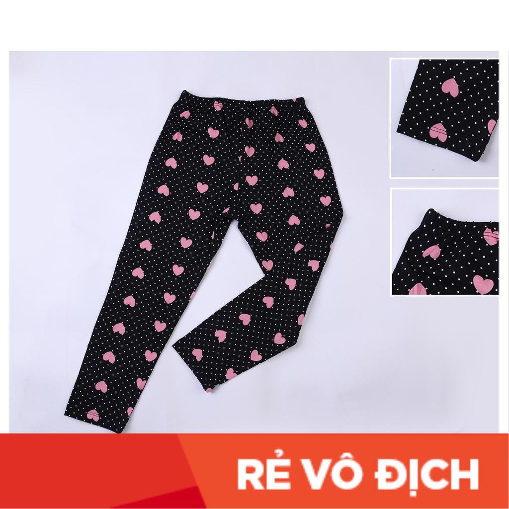 Quần cotton  legging dài bé gái size 9-14T, cho bé từ 22-32kg. Chất cotton 4 chiều đẹp, đanh tay, dày dặn. Lô 1