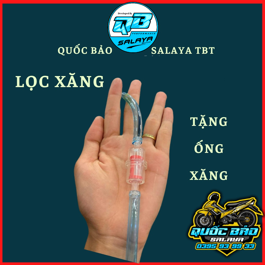Lọc xăng Kijima tặng 1m ống xăng trong suốt thích hợp gắn nhiều loại xe