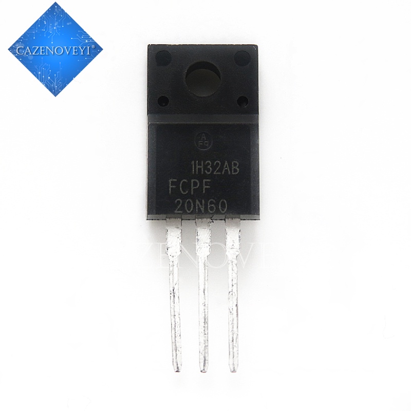 Bộ 10 phụ kiện FCPF20N60 FCPF20N60C 20N60C3 P20NM60FP 20N60 TO-220F
