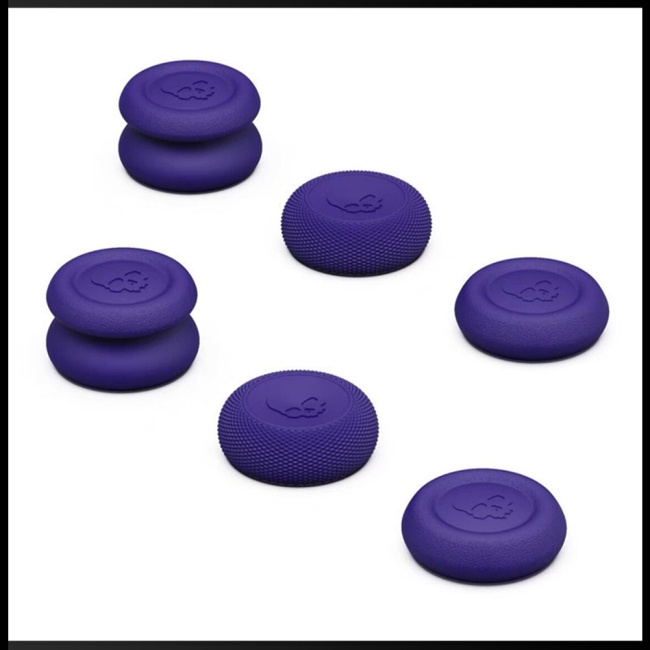 Set 6 Nút Bọc Cần Điều Khiển Chống Trượt Hình Đầu Lâu Cho Ps5 Ns Pro
