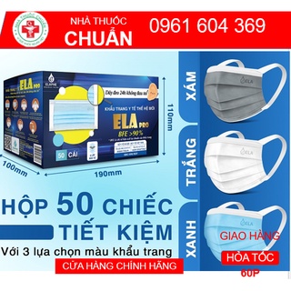 KHẨU TRANG TANA , Khẩu trang ELA PRO (50 cái)