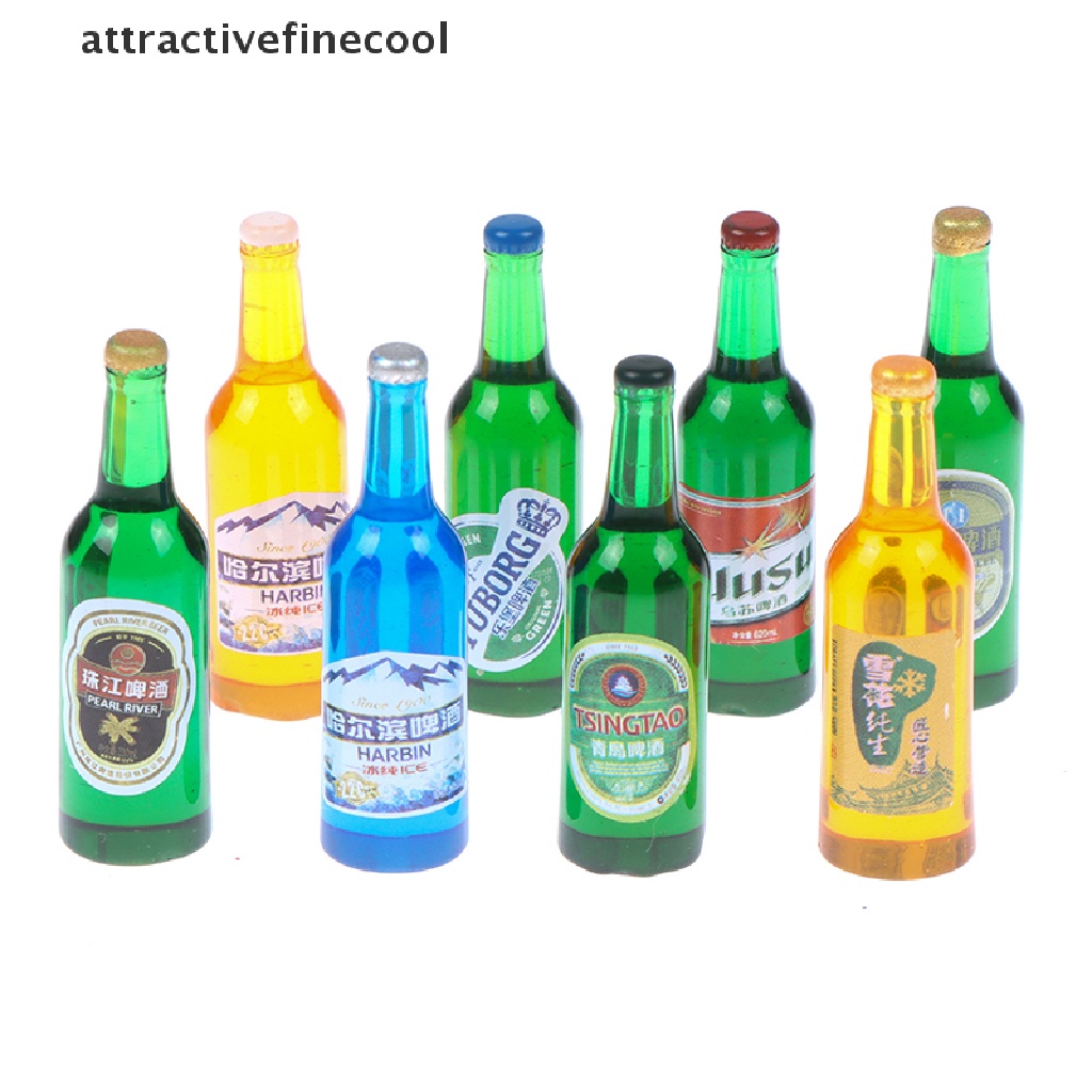 Set 4 Mô Hình Chai Bia 1: 12 Trang Trí Nhà Búp Bê