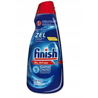 Finish 1l all in 1 max gel 1000ml- gel rửa chén đậm đặc trong máy rửa bát