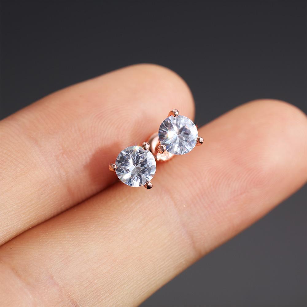 Khuyên Tai Ba Chấu Đính Đá Lấp Lánh|Nhân Vật Aquamarine Xanh Dương Độc Đáo