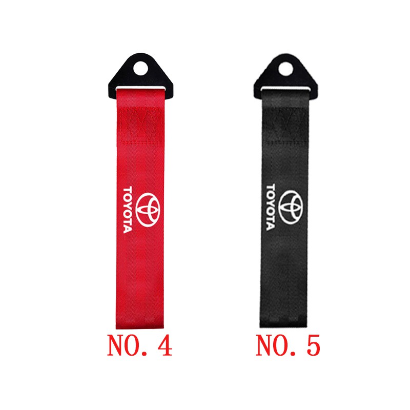 Dây móc kéo trang trí xe hơi Toyota phong cách thể thao bằng sợi carbon