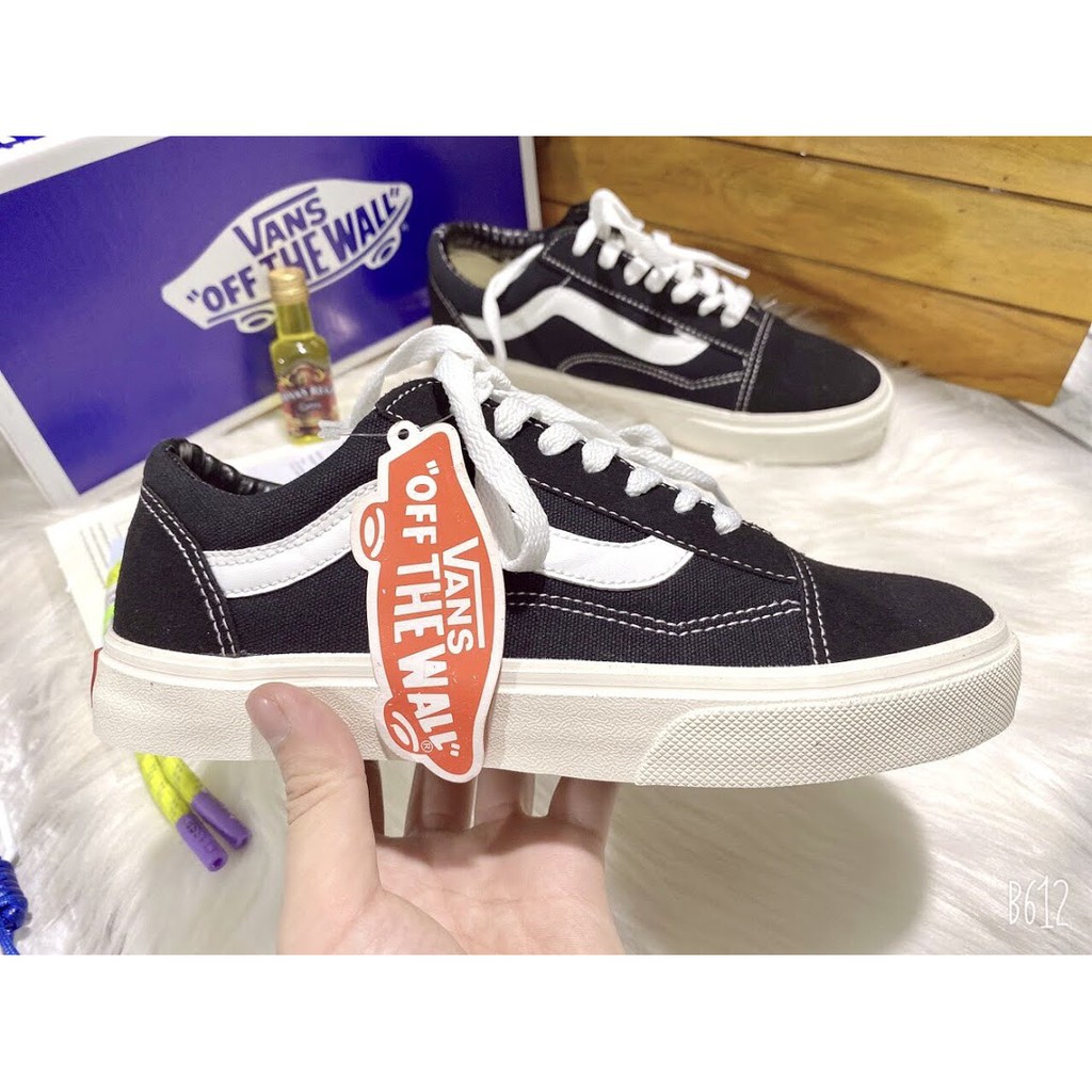 GIÀY 𝐕𝐀𝐍𝐒 VAULT OLD SKOOL MÀU ĐEN ⚡Full box bill⚡ Giày thể thao nam nữ 2021 | BigBuy360 - bigbuy360.vn