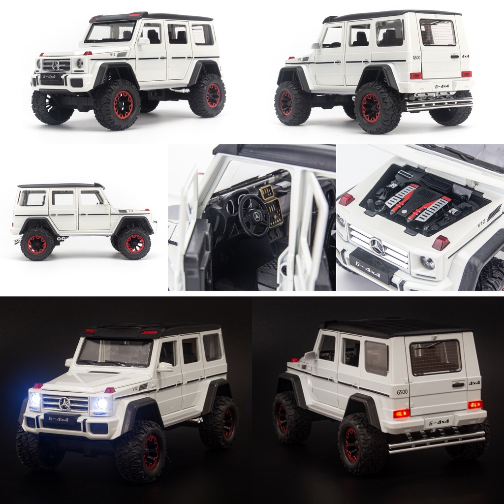 Mô hình Mercedes Benz G65 Brabus, G63 AMG 6x6, Maybach GLS, G500 4x4 1:24