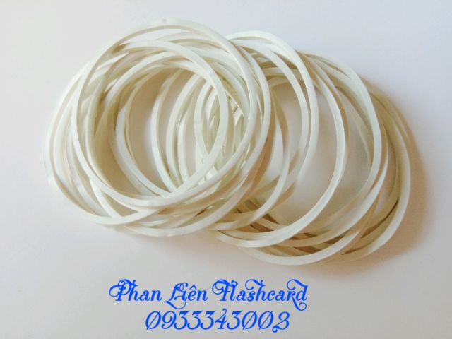 100g Dây thun trắng - hàng xuất khẩu loại tốt