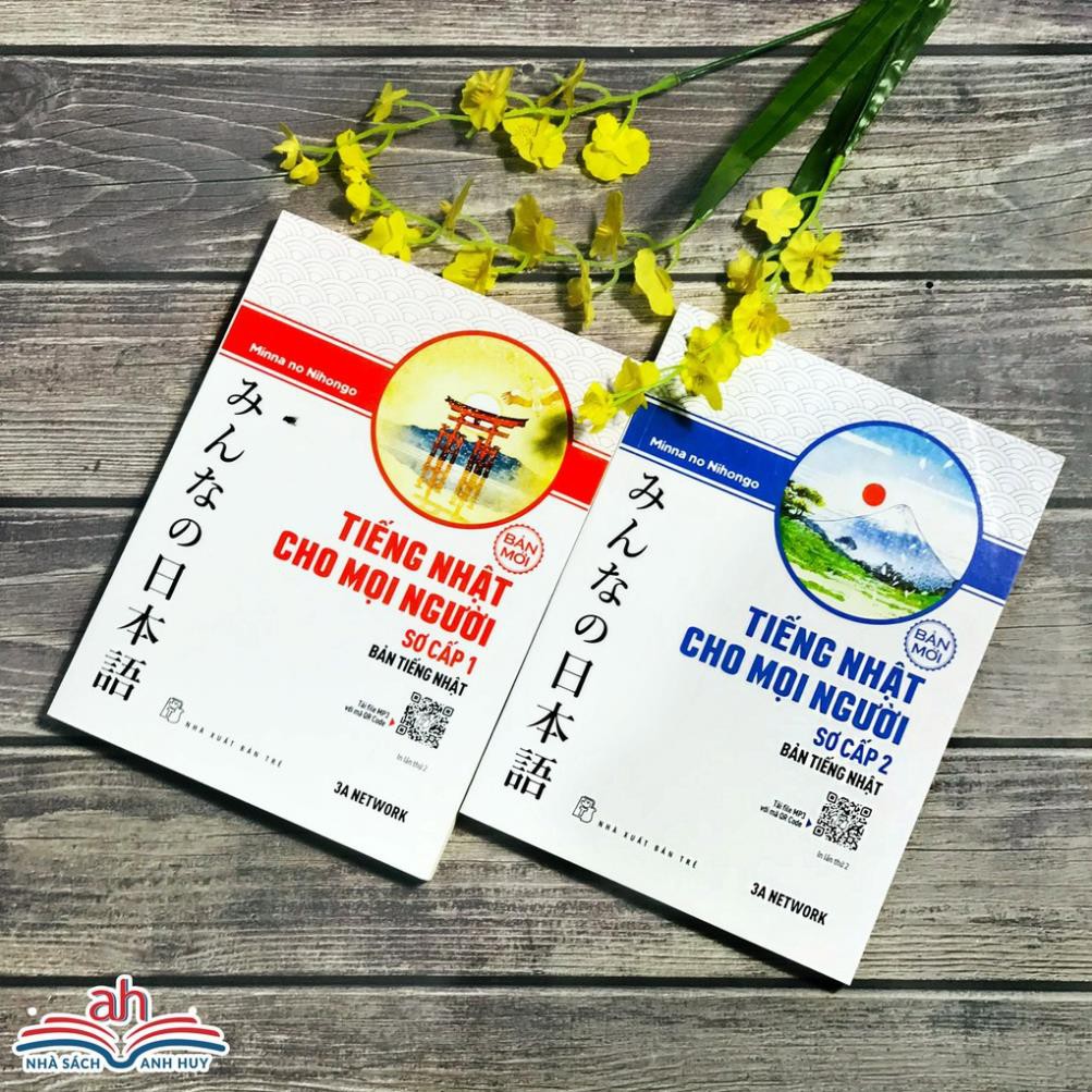 Sách - Combo Tiếng Nhật Cho Mọi Người - Sơ Cấp 1 và 2 - Bản Tiếng Nhật (Bản mới)