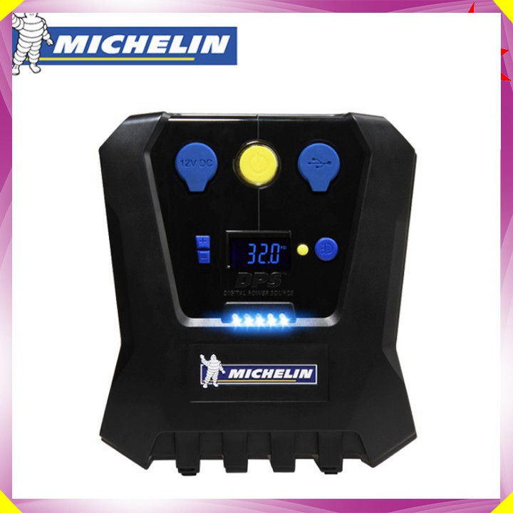 Máy bơm lốp ô tô tự ngắt thương hiệu cao cấp Michelin 4398ML - Áp suất bơm tối đa: 150PSI - Hàng Nhập Khẩu