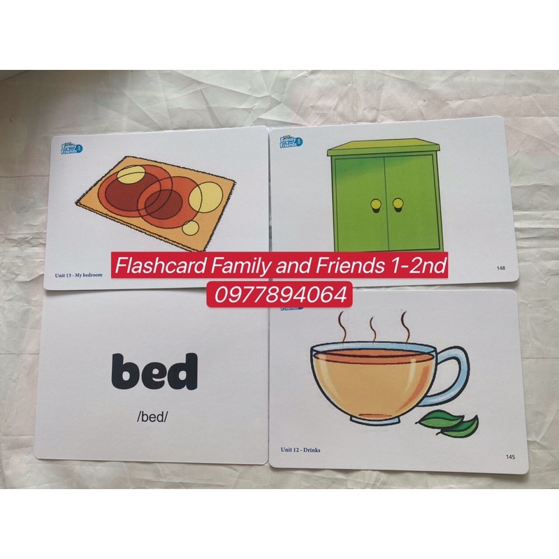 [PHIÊN BẢN 2nd] Flashcard Family and Friends Stater -1-2-3-4-5