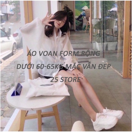 Set áo sơ mi voan mỏng kèm áo 2 dây thun bozip êm đẹp