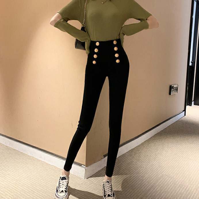 Jiashucheng Quần Legging Lưng Cao Cỡ Lớn Co Giãn Tốt Thời Trang Cho Nữ