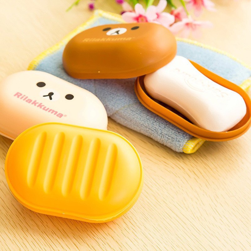 Hộp đựng xà phòng hình gấu tiện lợi