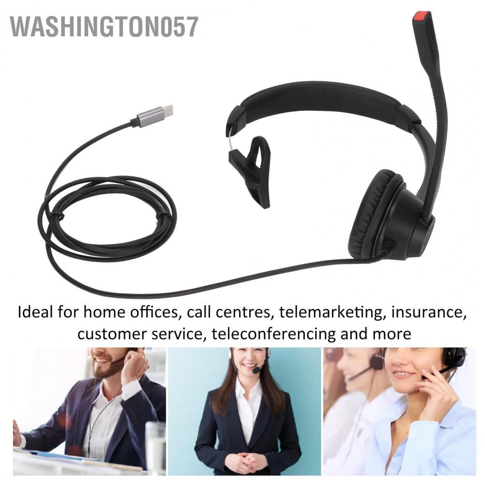 Có thể bán buôn Tai nghe điện thoại dịch vụ khách hàng Monaural có Mic cho Tổng đài tiếp thị qua Hàng giao ngayWashington057