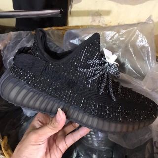 Hàng sẵn + Full box Sneaker Yz350 Đen full Static cao cấp
