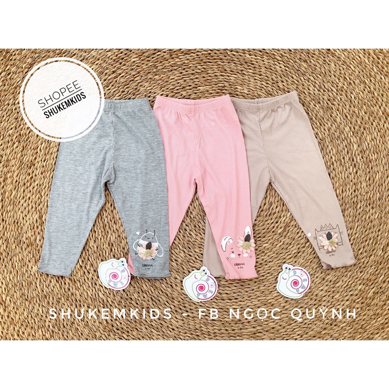 Dokma Quần legging bé gái siêu mềm dễ thương cho bé