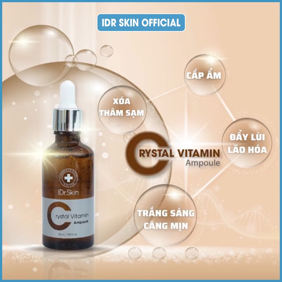 Tinh chất Vitamin C IDr Skin 50ml giúp loại bỏ nám, tàn nhang, xạm da...