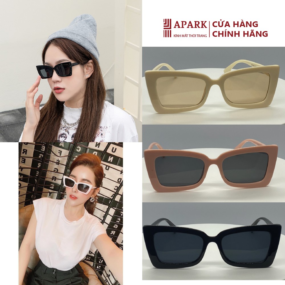 Kính ngầu mắt mèo Ulzzang Unisex - kính mát râm nam nữ thời trang hot trend 2021 đi biển - apark | BigBuy360 - bigbuy360.vn