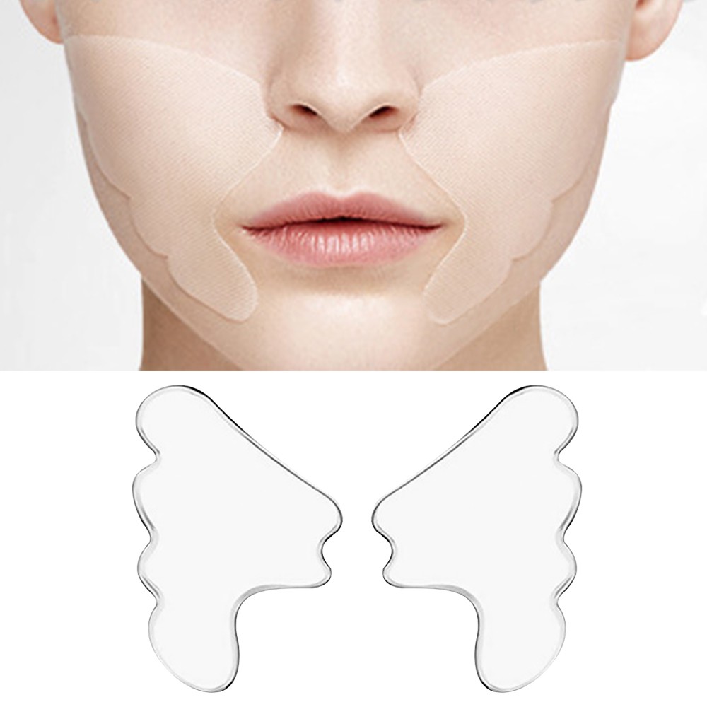 [Hàng mới về] Bộ/cặp miếng dán silicon chống nếp nhăn mặt/vùng cổ/vùng ngực hiệu quả có thể tái sử dụng | BigBuy360 - bigbuy360.vn