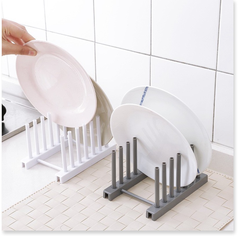 Đồ dùng nhà bếp  GIÁ VỐN  Khay đựng đĩa chữ T nhựa cao cấp, giúp xếp gọn gàng cho không gian bếp 4857