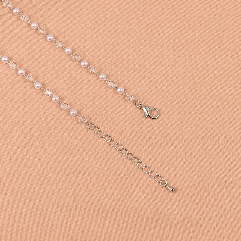 vòng cổ Mặt Hình Bướm Đính Đá Và Ngọc Trai Sang Trọng Cho Nữ