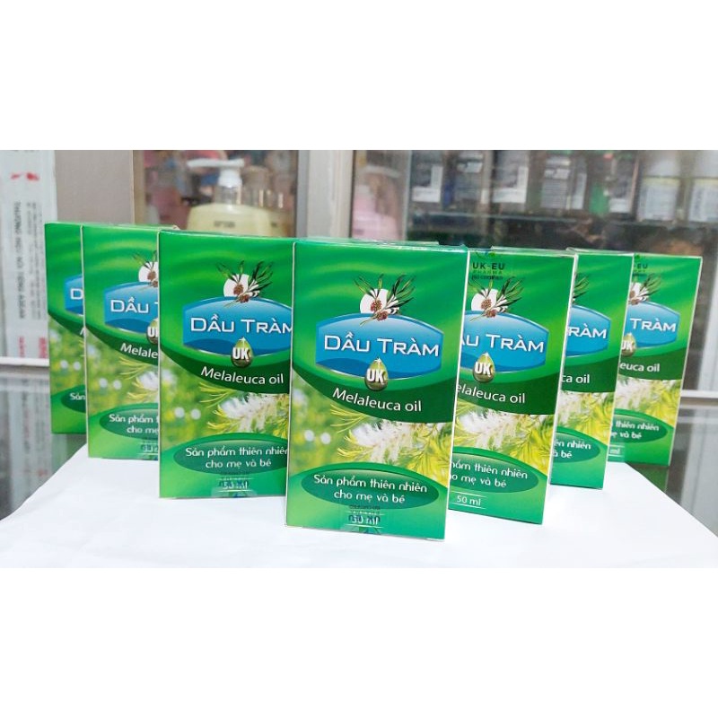 Dầu Tràm-UK Sản Phẩm Thiên Nhiên Cho Mẹ Và Bé Lọ 50ml