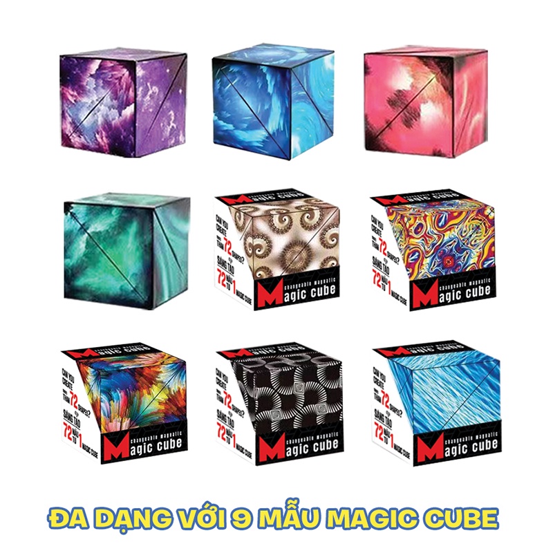 Đồ Chơi CHAMPION GAMES Khối Lập Phương Ma Thuật Họa Tiết Xanh Biển Gợn Sóng Magic Cube MC01/OCE