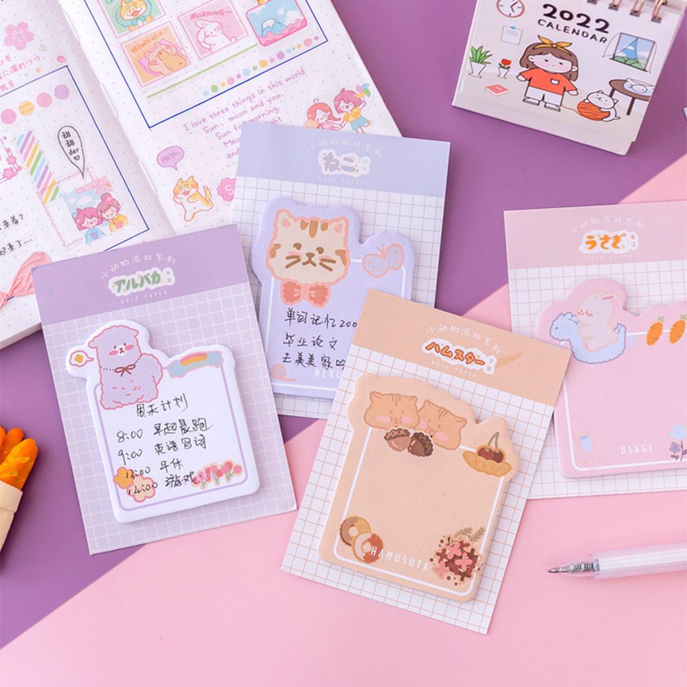 Giấy note ghi chú hình động vật dễ thương