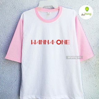 Áo thun tay lửng xanh WANNA ONE