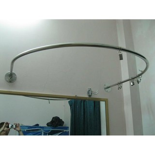 Vòng thử đồ gắn tường Inox R80 cm