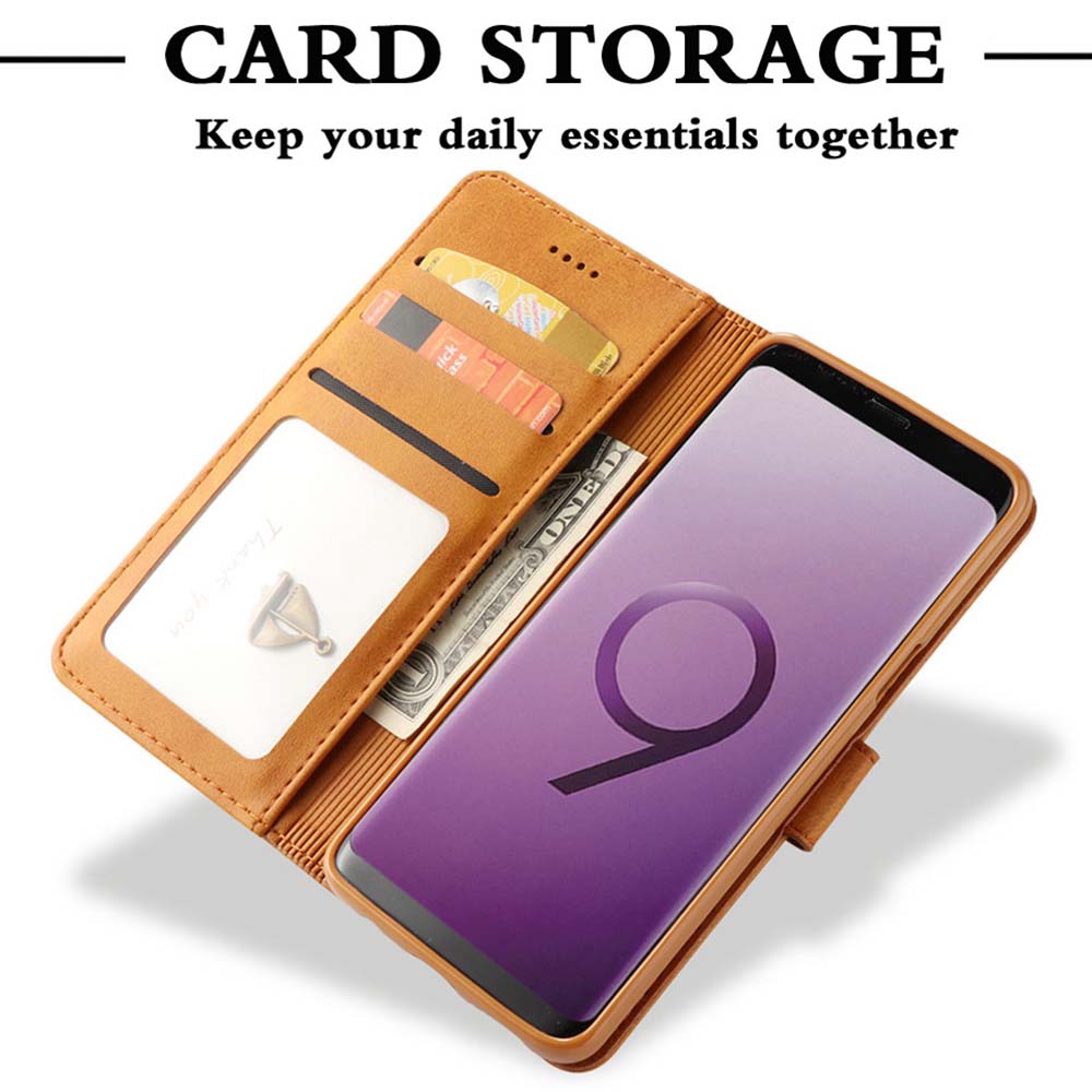 Bao da PU nắp gập từ tính kiểu ví sang trọng kèm giá đỡ cho SAMSUNG GALAXY NOTE 10PLUS 10 9 8 10LITE S20PLUS S20 ULTRA