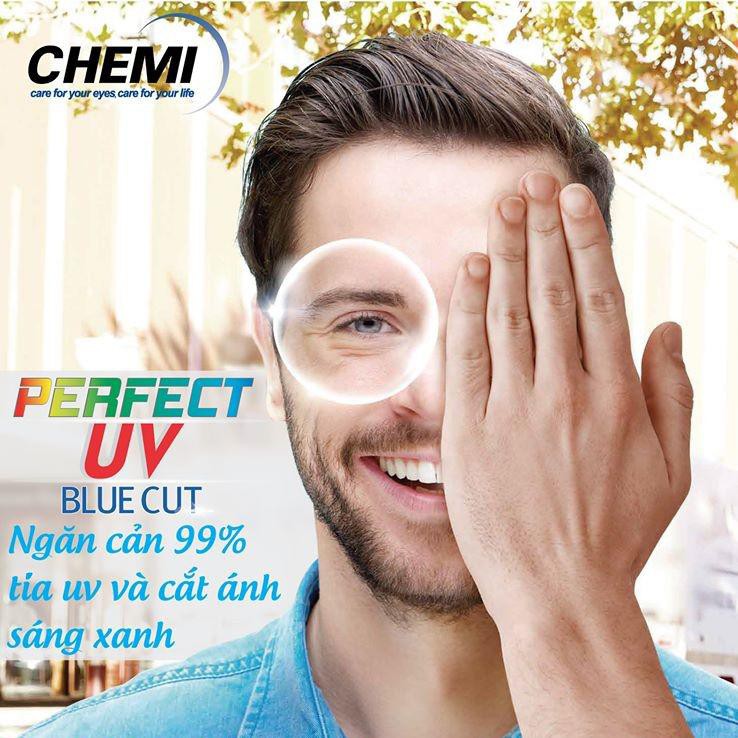 TRÒNG KÍNH SIÊU MỎNG CHỐNG ÁNH SÁNG XANH HÀN QUÔC CHEMI U6 1.67